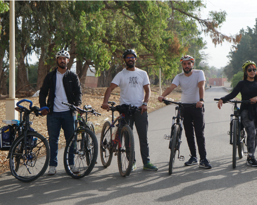 Randonnée e‑bike en montagne, crêtes de l'Atlas